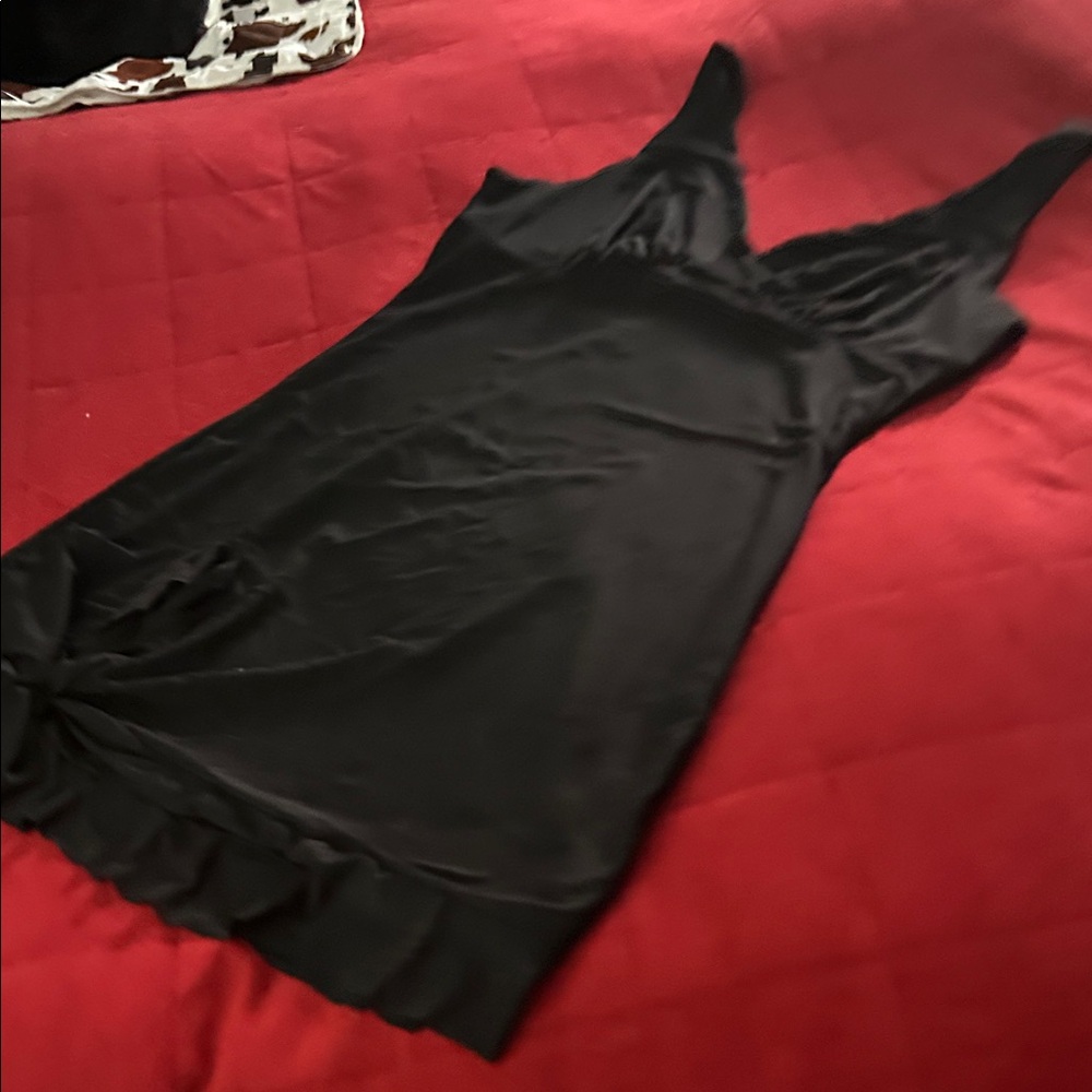 Short Black Sleeveless Dress